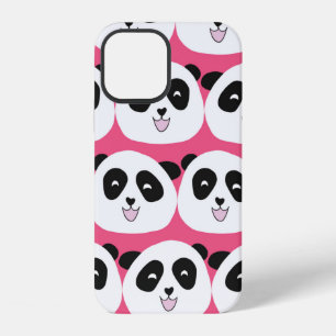 Kinder Muster Panda Bär nahtlos vintage Wiederholu iPhone 12 Hülle