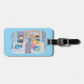 Kinder nähen Klasse Spaß beim Crafting und Lernen Gepäckanhänger (Vorderseite horizontal)