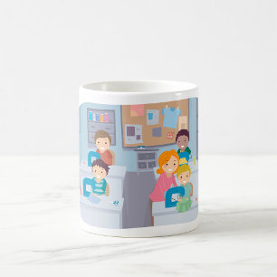 Kinder nähen Klasse Spaß beim Crafting und Lernen Kaffeetasse