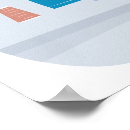 Kinder nähen Klasse Spaß beim Crafting und Lernen Poster (Ecke)