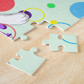 Kinder Name glückliche Kittycorn Puzzle Lernaktivi (Seite)