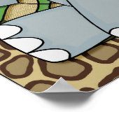 Kinder Name Hippo Poster (Ecke)