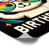 Kinder Name Jeremiah Birthday Boy Cat Poster (Ecke)