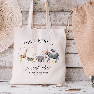 Kinder Name Party Tier Birthday Favor Tragetasche