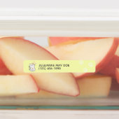 Kinder Name und Telefon Niedlich Katze wasserdicht Etiketten (Befestigt)