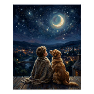 Kinder-Natur-Abenteuer-Wandkunst Poster