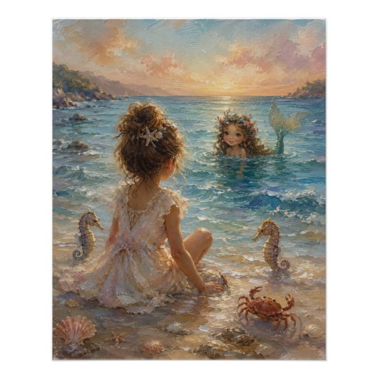 Kinder-Natur-Abenteuer-Wandkunst Poster (Vorderseite)