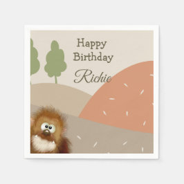 Kinder Natur Big Foot/ Sasquatch Geburtstagsparty Serviette