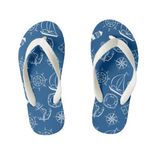 Kinder Nautische Flip Flops Kinderbadesandalen
