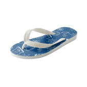 Kinder Nautische Flip Flops Kinderbadesandalen (Schrägansicht)