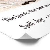 Kinder "Neath Umbrella Vintag Valentine Poster (Ecke)