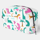 Kinder nennen Rucksack Dinausback to School (Rechte Ecke)