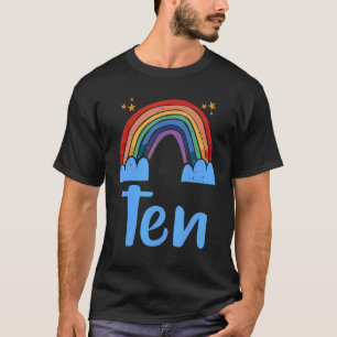 Kinder Niedlich 10 Jahre Zehn Geburtstag 10 Jahre T-Shirt