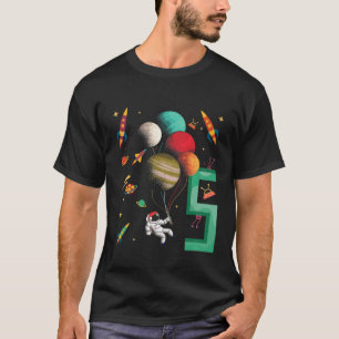 Kinder Niedlich 5. Geburtstag 5 Jahre Altes Kleink T-Shirt