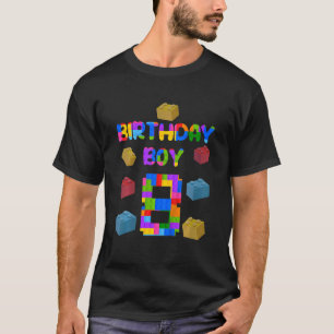 Kinder Niedlich 8. Geburtstag 8 Jahre alt Gebäude T-Shirt