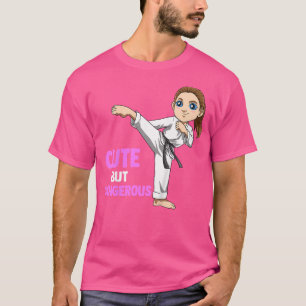 Kinder Niedlich, aber gefährlich Karate Girl T-Shirt