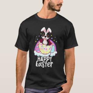 Kinder Niedlich Boston Terrier Dog Bunny Ears Girl T-Shirt