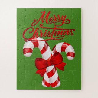 Kinder Niedlich Candy Cane Puzzle