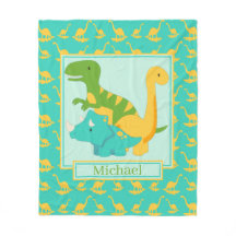 Kinder Niedlich Dinosaurier Blue
