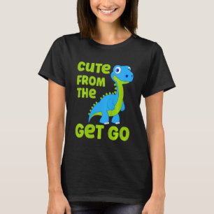 Kinder Niedlich Dinosaurier Niedlich von Get Go Kl T-Shirt
