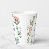 Kinder Niedlich Dinosaurier ThemenGeburtstagsparty Pappbecher (Links)