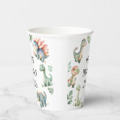 Kinder Niedlich Dinosaurier ThemenGeburtstagsparty Pappbecher (Rechts)