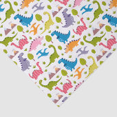 Kinder Niedlich farbige Dinosaurier Seidenpapier (Ausschnitt)