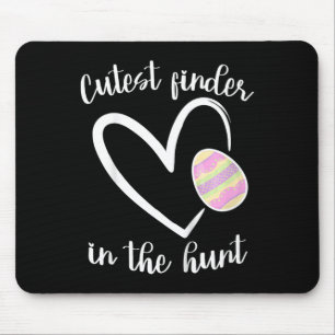 Kinder Niedlich Girls Osterherz Pastel Ostern Eize Mousepad