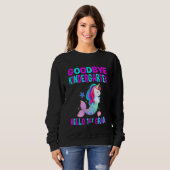 Kinder Niedlich Goodbye Kindergarten Abschluss Hal Sweatshirt (Vorne ganz)