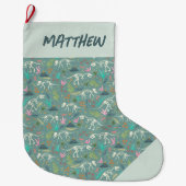 Kinder Niedlich Jurassic Dinosaur Fossil Boys Großer Weihnachtsstrumpf (Vorderseite)