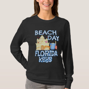 Kinder Niedlich Kinder Florida Keys Beach Day Urla T-Shirt