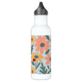 Kinder Niedlich Ladybug Polka dot Daisy Blume Patt Edelstahlflasche (Links)