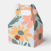 Kinder Niedlich Ladybug Polka dot Daisy Blume Patt Geschenkschachtel (Rückseite)