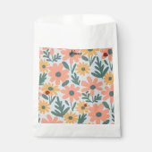 Kinder Niedlich Ladybug Polka dot Daisy Blume Patt Geschenktütchen (Vorderseite)