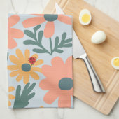 Kinder Niedlich Ladybug Polka dot Daisy Blume Patt Geschirrtuch (Viertel Falte)