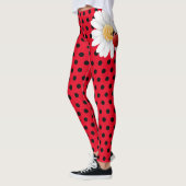 Kinder Niedlich Ladybug Polka dot Daisy Blume Patt Leggings (Links)