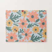 Kinder Niedlich Ladybug Polka dot Daisy Blume Patt Puzzle (Horizontal)