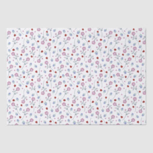 Kinder Niedlich Ladybug Polka dot Daisy Blume Patt Seidenpapier