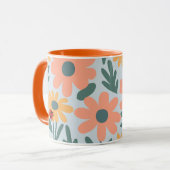 Kinder Niedlich Ladybug Polka dot Daisy Blume Patt Tasse (Vorderseite Links)