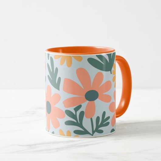 Kinder Niedlich Ladybug Polka dot Daisy Blume Patt Tasse (VorderseiteRechts)