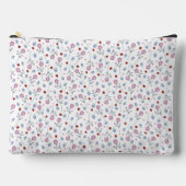 Kinder Niedlich Ladybug Polka dot Daisy Blume Patt Zubehörtasche (Vorderseite)