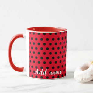 Kinder Niedlich Red Ladybug Polka dot Party Patter Tasse