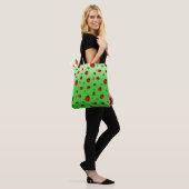 Kinder Niedlich Red Ladybug Polka dot Spring Patte Tasche (Am Model)