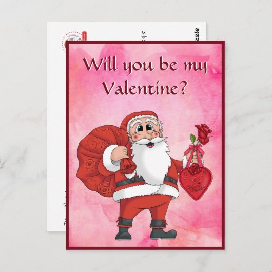 Kinder Niedlich Valentinstag Postkarte (Vorne/Hinten)