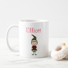 Kinder Niedlich Weihnachten Personalisiert Kaffeetasse