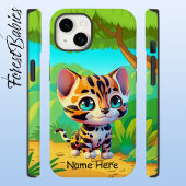 Kinder Niedlich Wildlife Tiger Jungle Safari Carto Case-Mate iPhone Hülle