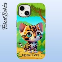 Kinder Niedlich Wildlife Tiger Jungle Safari Carto