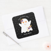 Kinder Niedlich zwischen Ghost Square Sticker (Umschlag)