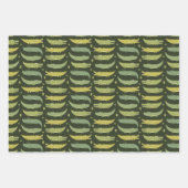 Kinder Niedliche Alligatoren Krokodile sprechen zu Geschenkpapier Set (Vorderseite)