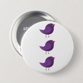 Kinder niedliche Birke Button (Vorne & Hinten)